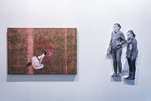 <a href='/art-galleries/xavier-hufkens/' target='_blank'>Xavier Hufkens</a> at Art Basel 2015 – Photo: © Charles Roussel & Ocula
